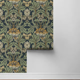 NW44404 vintage floral peel and stick wallpaper roll from NextWall