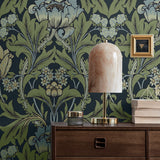 NW44412 vintage floral peel and stick wallpaper decor from NextWall