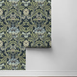 NW44412 vintage floral peel and stick wallpaper roll from NextWall