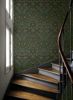 NW44504 vintage peel and stick wallpaper stair from NextWall