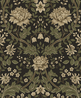 NW44606 vintage floral peel and stick wallpaper from NextWall