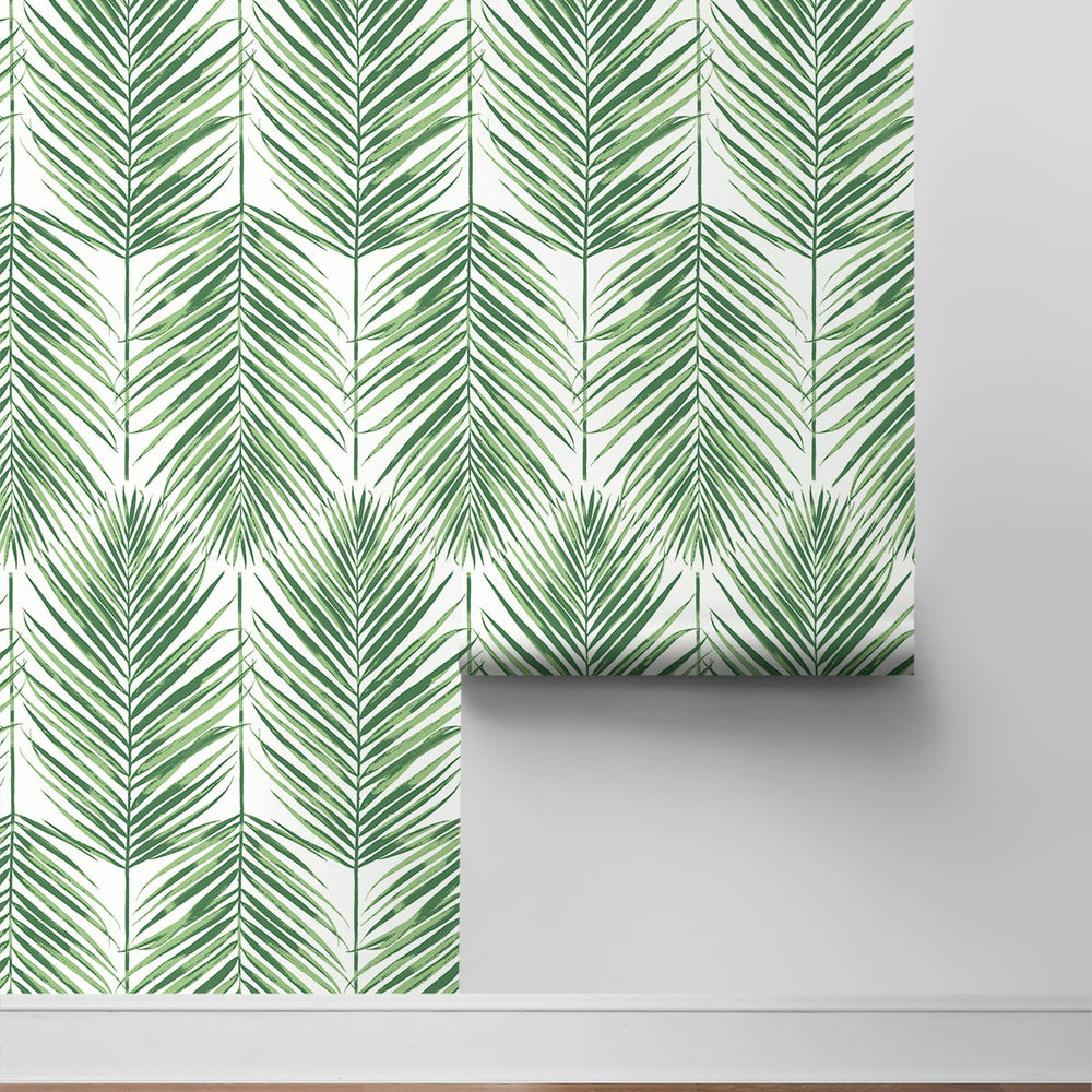 
                  
                    NW47404 palm leaf peel and stick wallpaper roll from NextWall
                  
                