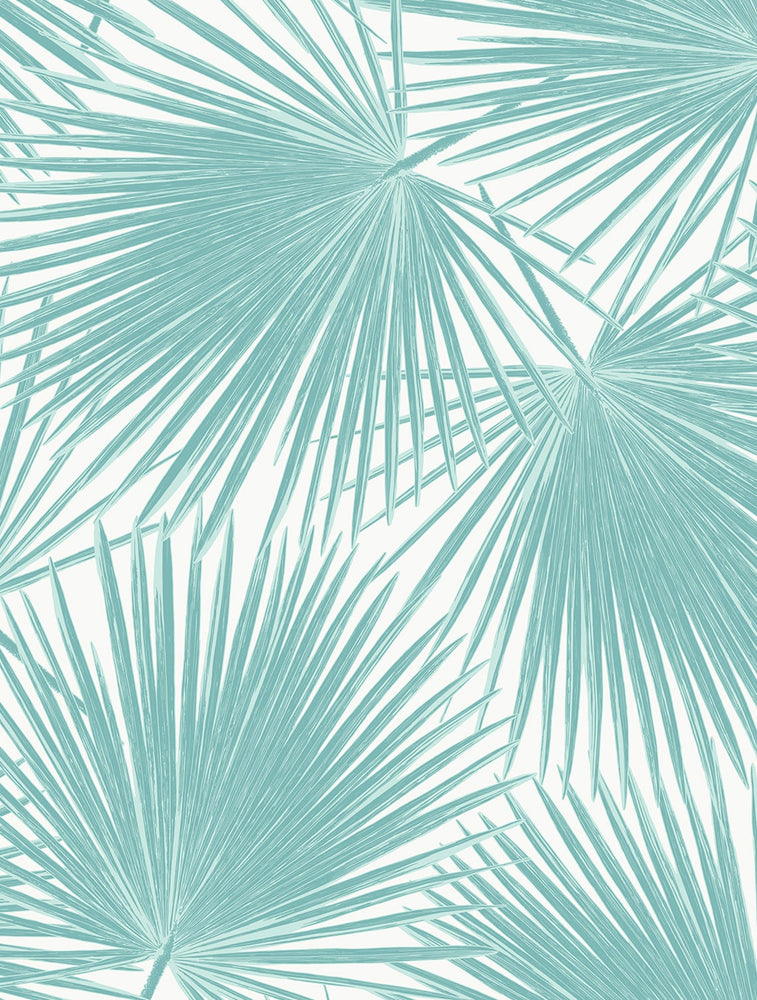 NW47702 palm leaf peel and stick wallpaper from NextWall