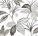 NW48300 boho leaf peel and stick wallpaper from NextWall