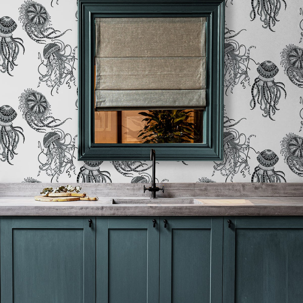 
                  
                     NW48400 jellyfish peel and stick wallpaper kitchen from NextWall
                  
                