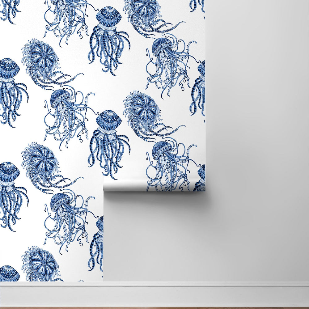 
                  
                    NW48402 jellyfish peel and stick wallpaper roll from NextWall
                  
                
