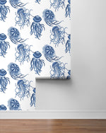 NW48402 jellyfish peel and stick wallpaper roll from NextWall