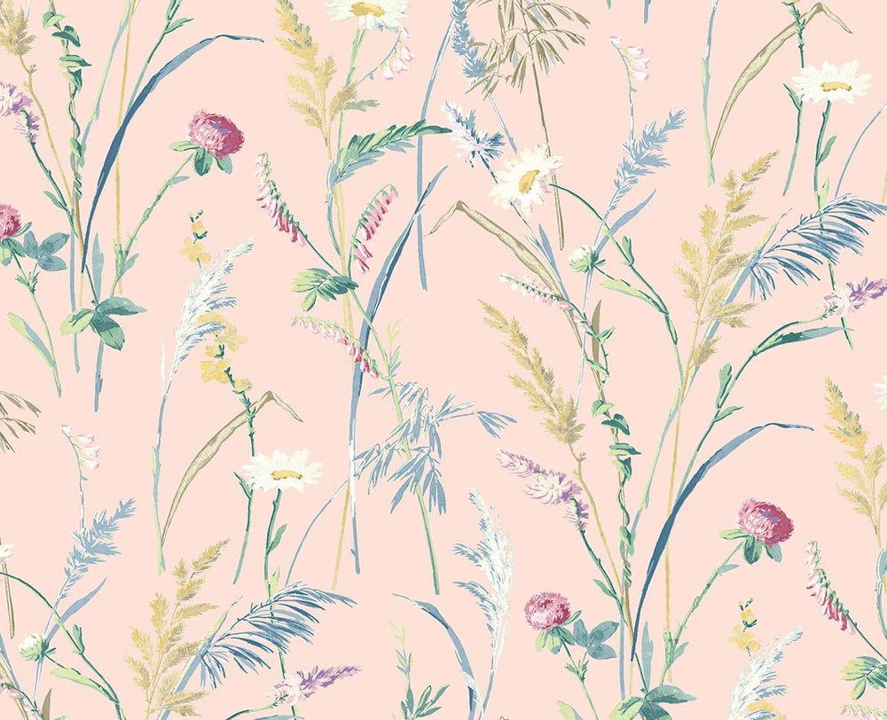 Meadow Flowers Peel and Stick Removable Wallpaper