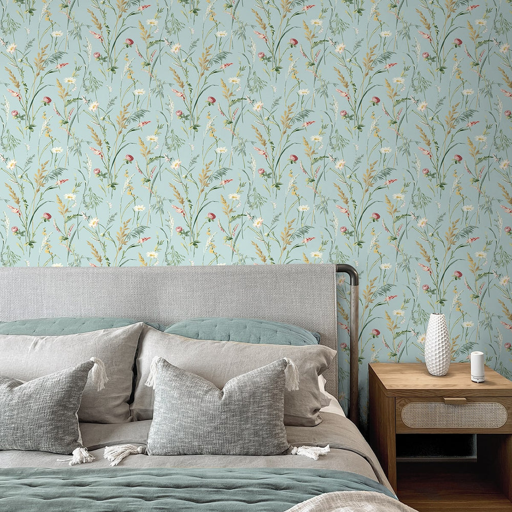 
                  
                    NW48502 floral peel and stick wallpaper bedroom from NextWall
                  
                