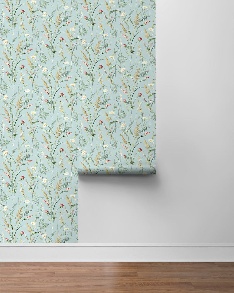 NW48502 floral peel and stick wallpaper roll from NextWall
