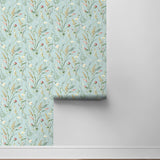 NW48502 floral peel and stick wallpaper roll from NextWall