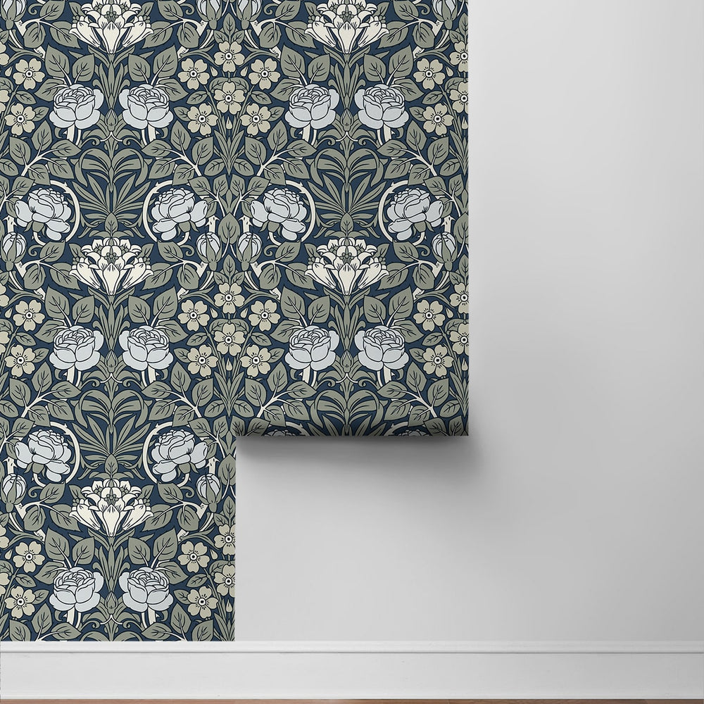 
                  
                    NW49002 vintage floral peel and stick wallpaper roll from NextWall
                  
                
