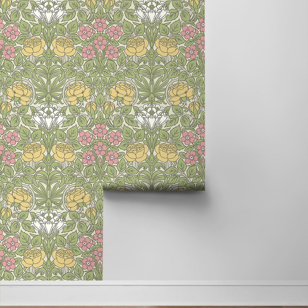 
                  
                    NW49007 vintage floral peel and stick wallpaper roll from NextWall
                  
                