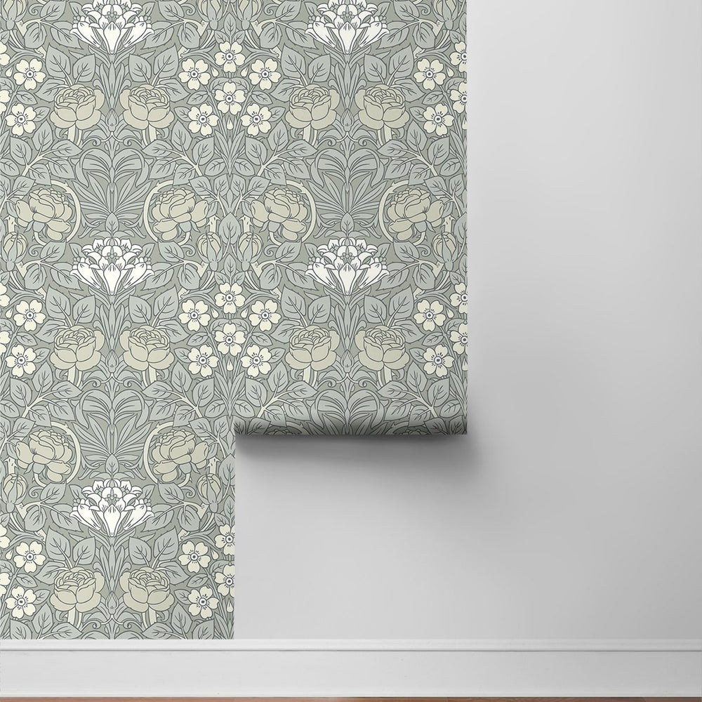 
                  
                    NW49008 vintage floral peel and stick wallpaper roll from NextWall
                  
                