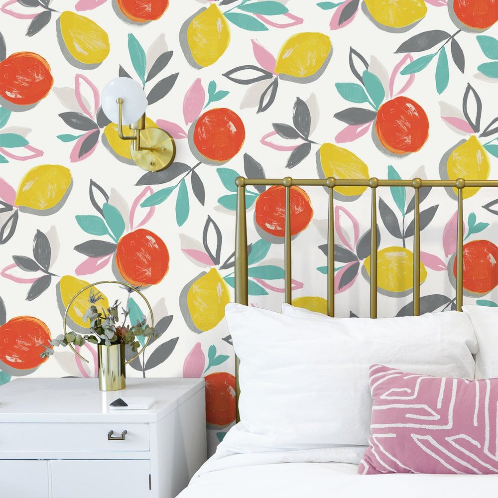 
                  
                    NW49301 fruit peel and stick wallpaper bedroom from NextWall
                  
                
