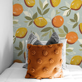 NW49306 fruit peel and stick wallpaper accent from NextWall