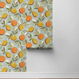 NW49306 fruit peel and stick wallpaper roll from NextWall