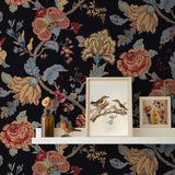 NW50200 Jacobean floral peel and stick wallpaper decor from NextWall