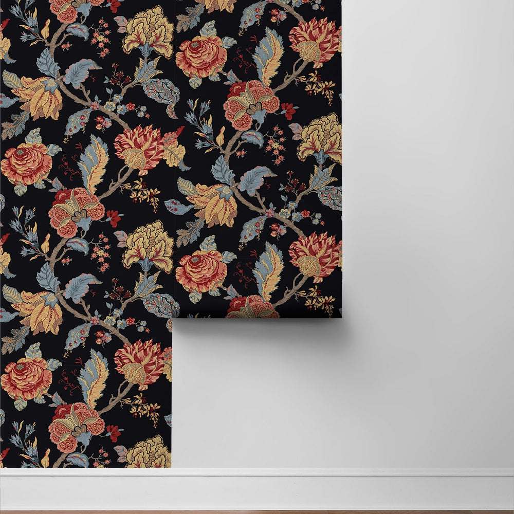 
                  
                    NW50200 Jacobean floral peel and stick wallpaper roll from NextWall
                  
                