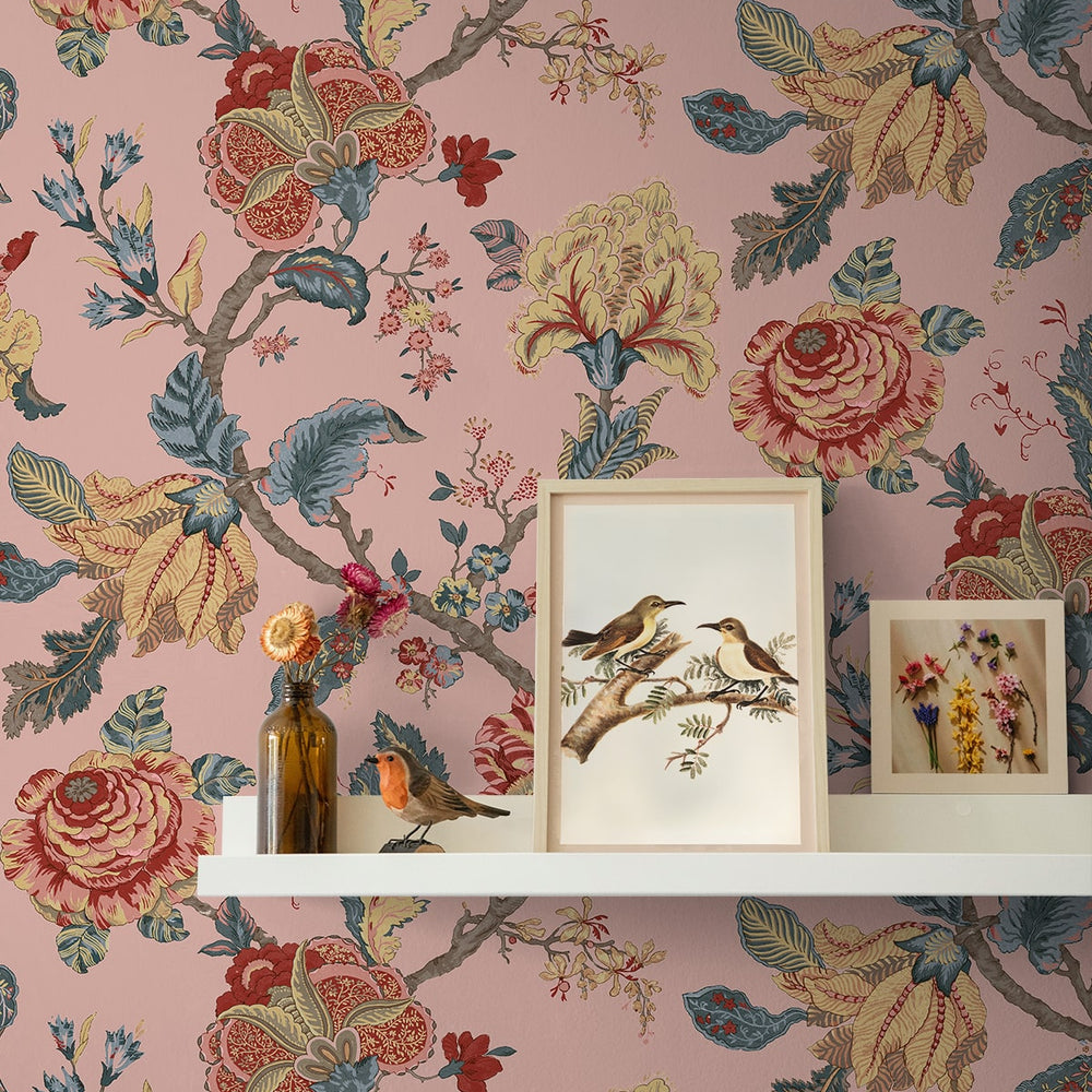 
                  
                    NW50201 Jacobean floral peel and stick wallpaper decor from NextWall
                  
                