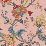 NW50201 Jacobean floral peel and stick wallpaper from NextWall