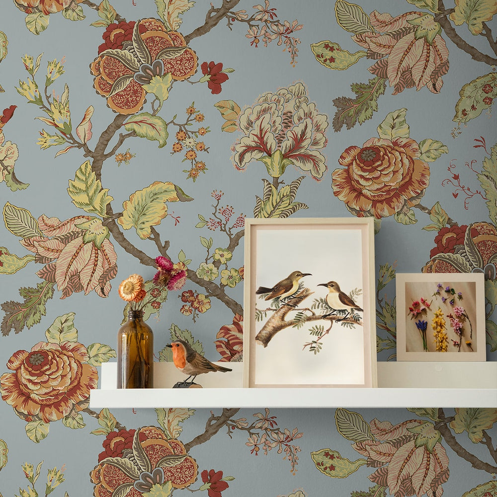 
                  
                    NW50202 Jacobean floral peel and stick wallpaper decor from NextWall
                  
                