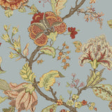 NW50202 Jacobean floral peel and stick wallpaper from NextWall