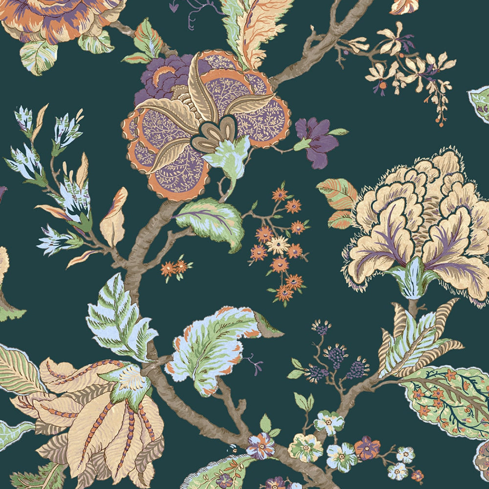 
                  
                    NW50204 Jacobean floral peel and stick wallpaper from NextWall
                  
                