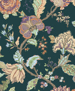 NW50204 Jacobean floral peel and stick wallpaper from NextWall