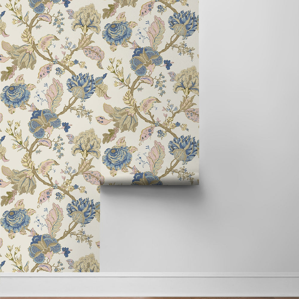 
                  
                    NW50205 Jacobean floral peel and stick wallpaper roll from NextWall
                  
                