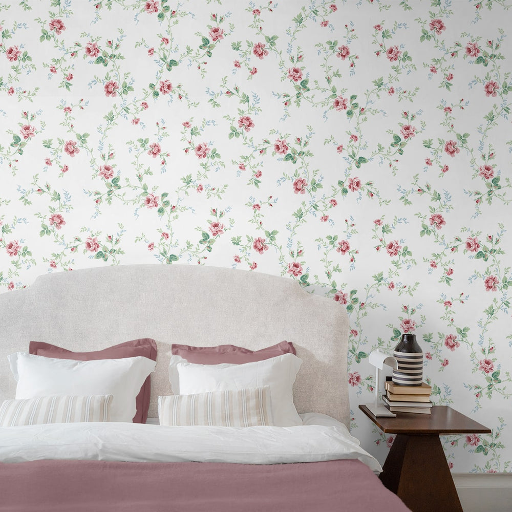 
                  
                    NW50401 floral peel and stick wallpaper bedroom from NextWall
                  
                