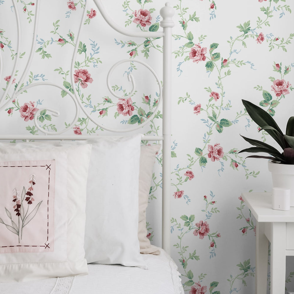 
                  
                    NW50401 floral peel and stick wallpaper accent from NextWall
                  
                