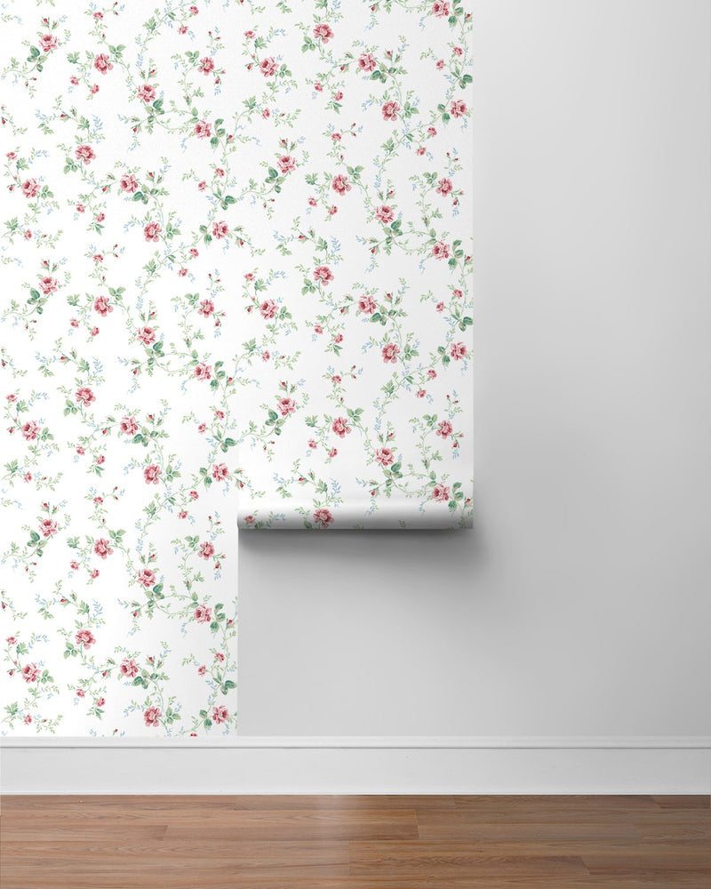 NW50401 floral peel and stick wallpaper roll from NextWall