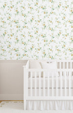 NW50403 floral peel and stick wallpaper nursery from NextWall