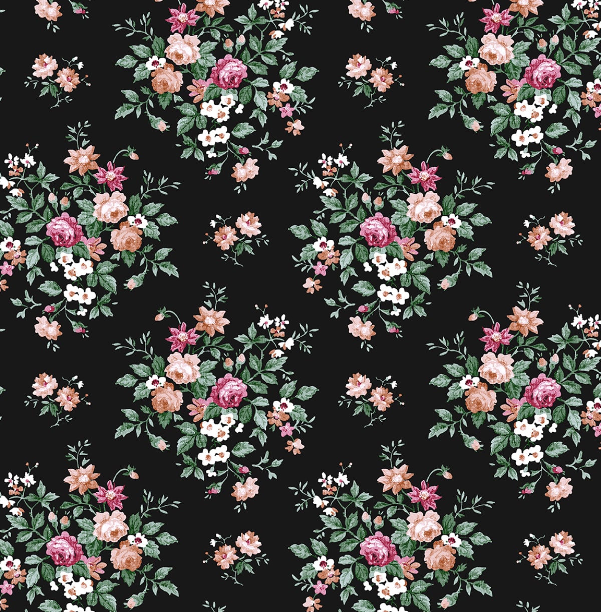 NW50500 floral peel and stick wallpaper from NextWall