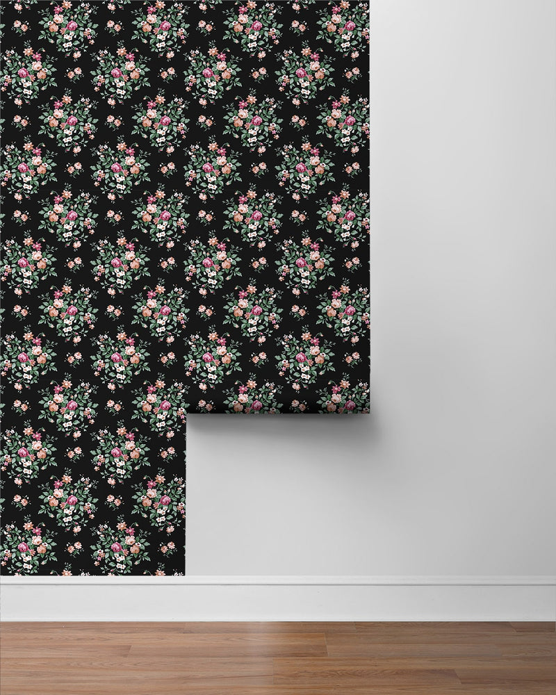 NW50500 floral peel and stick wallpaper roll from NextWall