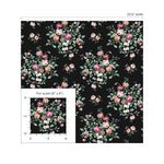 NW50500 floral peel and stick wallpaper scale from NextWall