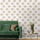 NW50501 floral peel and stick wallpaper living room from NextWall