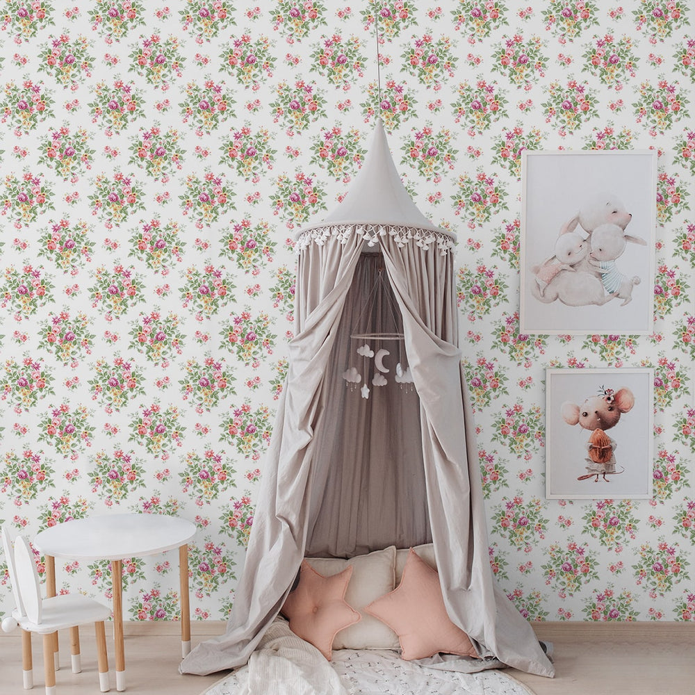 
                  
                    NW50501 floral peel and stick wallpaper nursery from NextWall
                  
                