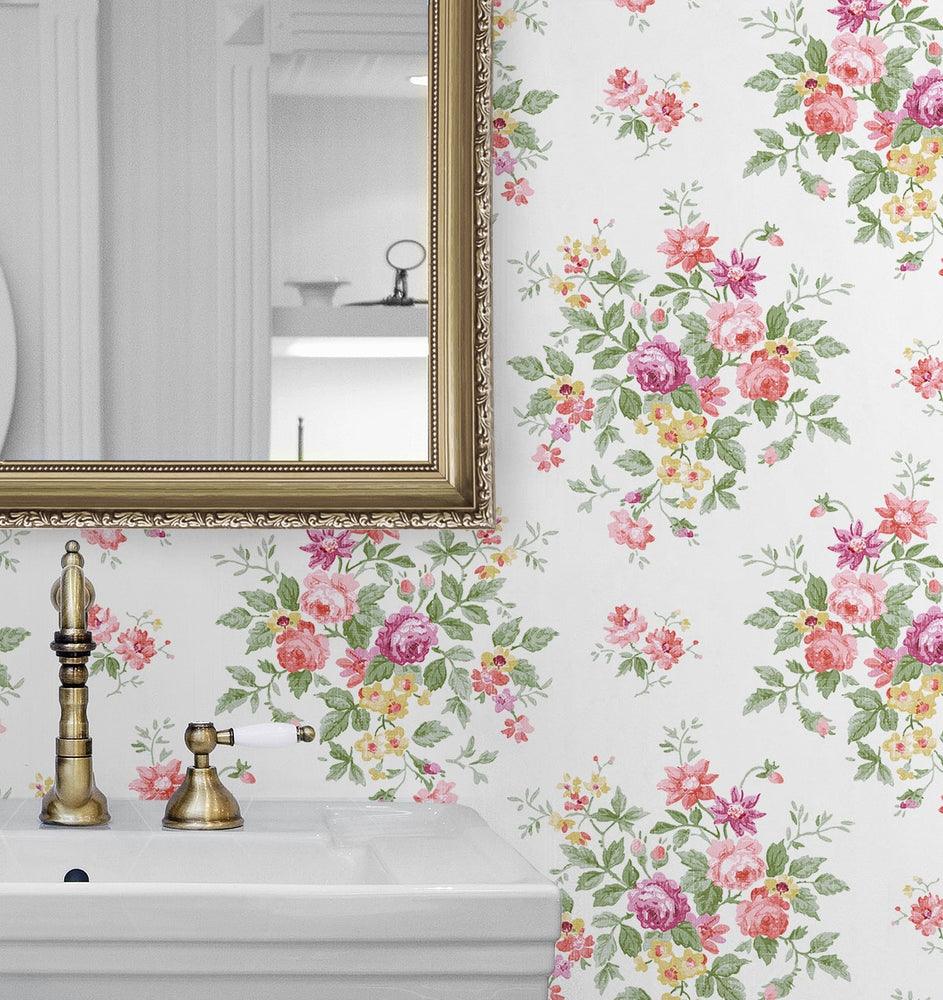 Floral Removable Wallpaper For A Fun & Cheerful Interior