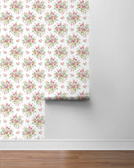 NW50501 floral peel and stick wallpaper roll from NextWall