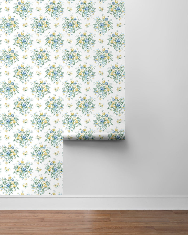 NW50502 floral peel and stick wallpaper roll from NextWall
