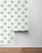 NW50502 floral peel and stick wallpaper roll from NextWall