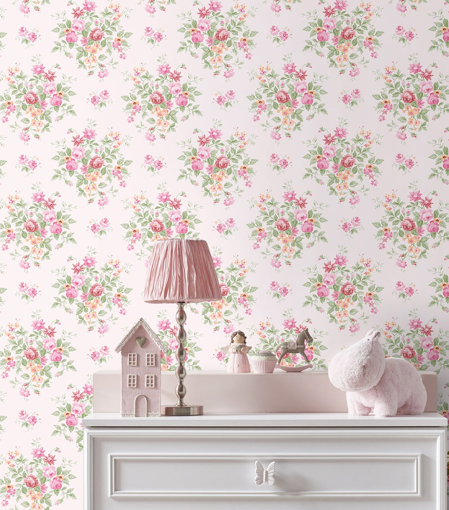 NW50511 floral peel and stick wallpaper decor from NextWall