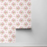 NW50511 floral peel and stick wallpaper roll from NextWall
