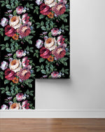 NW50600 floral peel and stick wallpaper roll from NextWall