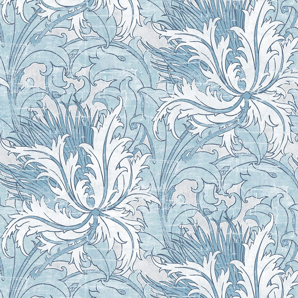 NW50702 vintage floral peel and stick wallpaper from NextWall