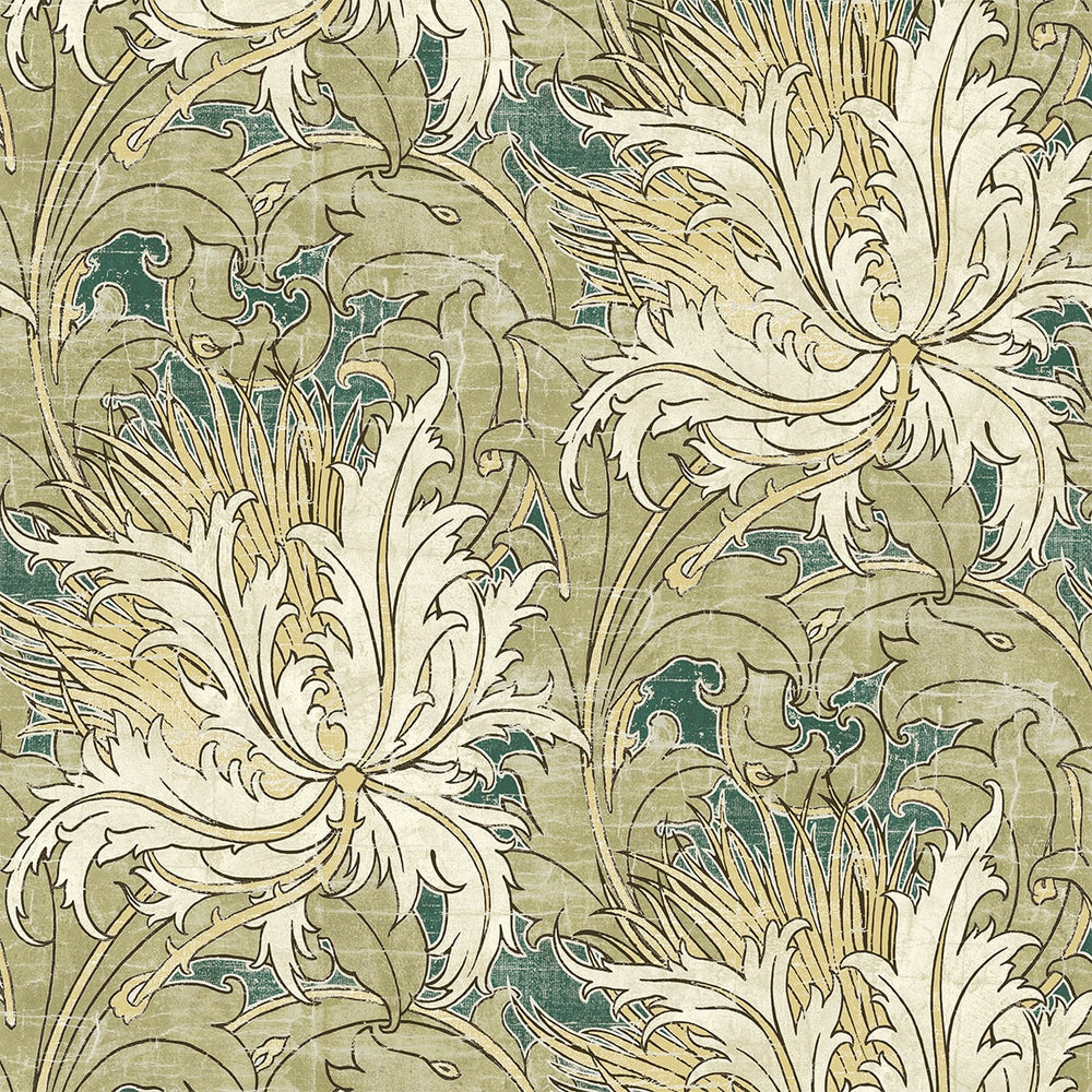 
                  
                    NW50704 vintage floral peel and stick wallpaper from NextWall
                  
                