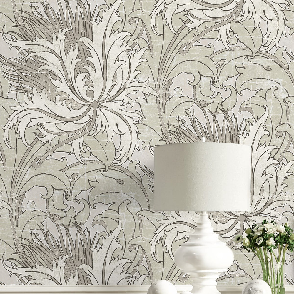 
                  
                    NW50708 vintage floral peel and stick wallpaper decor from NextWall
                  
                