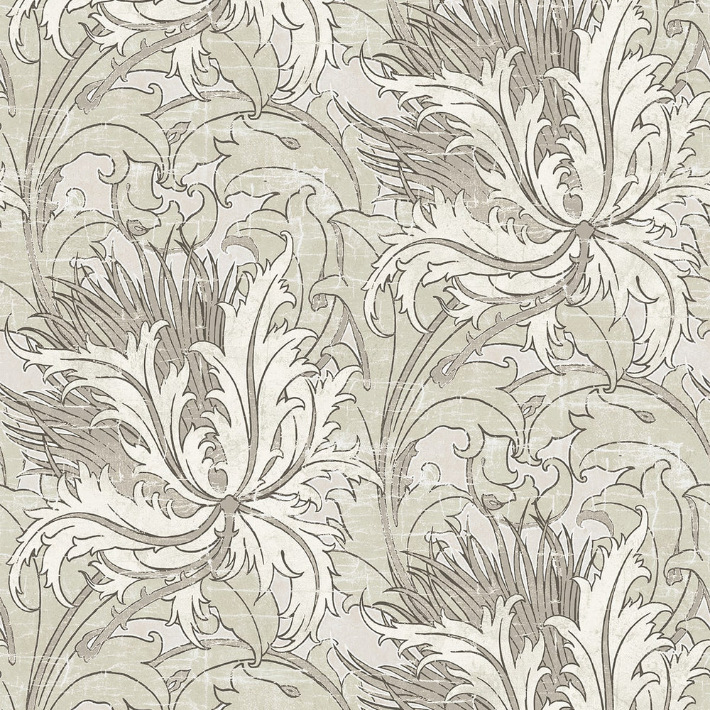 NW50708 vintage floral peel and stick wallpaper from NextWall